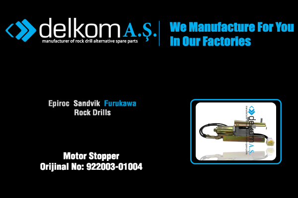 Motor bouchon Rock Drill Spare Parts