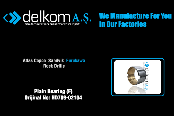 Palier lisse Rock Drill Spare Parts