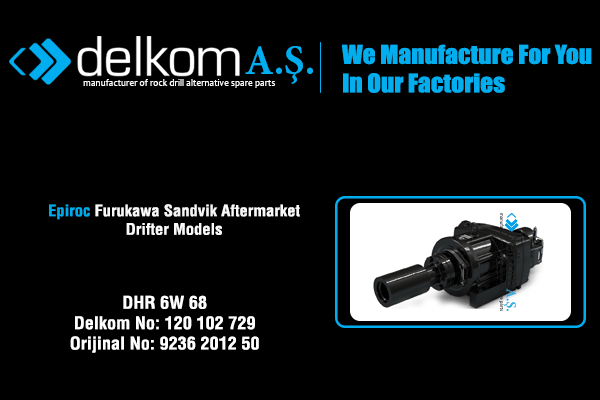 DHR 6W 68 Rock Drill Spare Parts