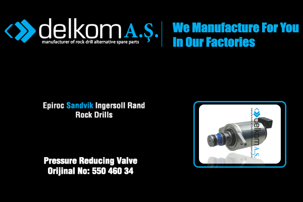 Клапан Регулировки Давления Rock Drill Spare Parts