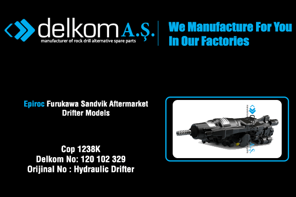 COP 1238K Rock Drill Spare Parts