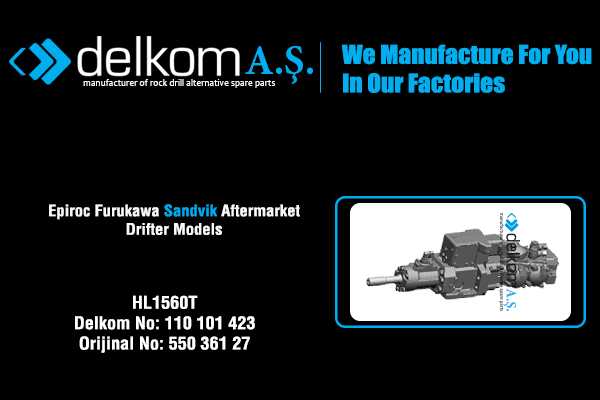 HL1560T Rock Drill Spare Parts