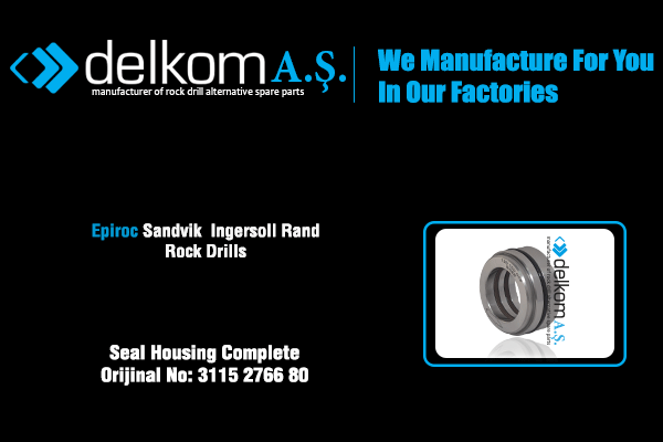 Piston Keçe Yatağı Ön Komple Rock Drill Spare Parts