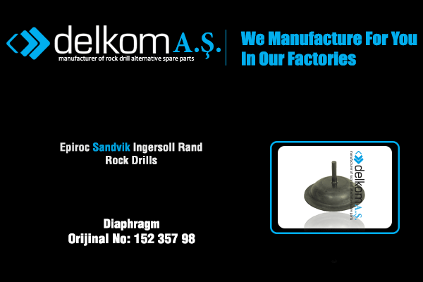 Akümülatör Diyaframı Rock Drill Spare Parts
