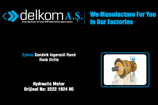 Baskı Motoru Rock Drill Spare Parts