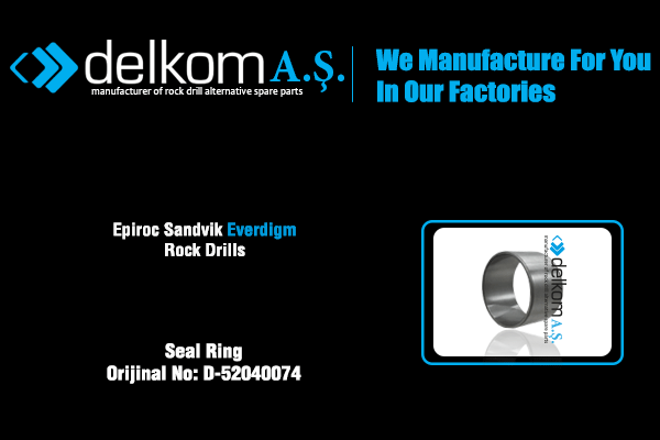 Kompresör Keçe Burcu Rock Drill Spare Parts