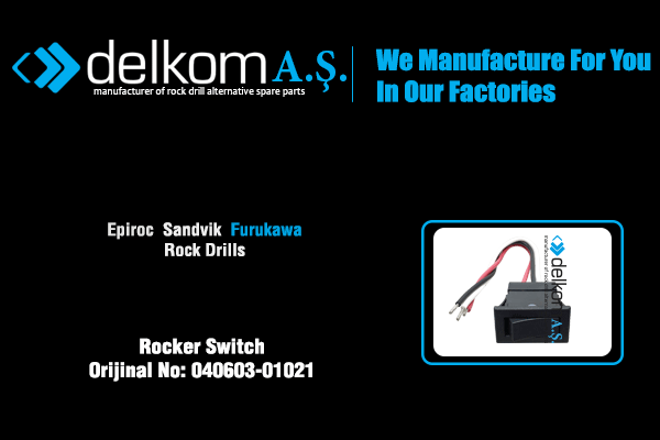 Konum Anahtarı Rock Drill Spare Parts