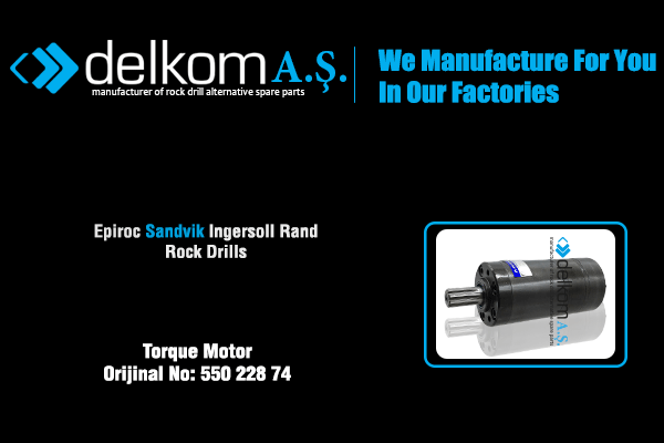 Hidromotor Rock Drill Spare Parts