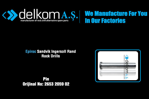 Ön Çene Bağlantı Pimi Rock Drill Spare Parts