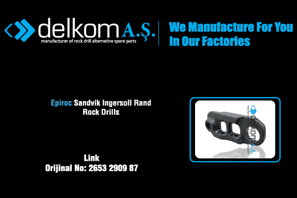 Palet Baklası Sağ Rock Drill Spare Parts