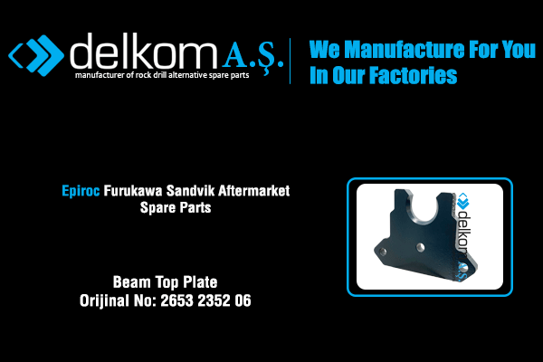 Baskı Lifti Ara Yataklama Tablası Rock Drill Spare Parts
