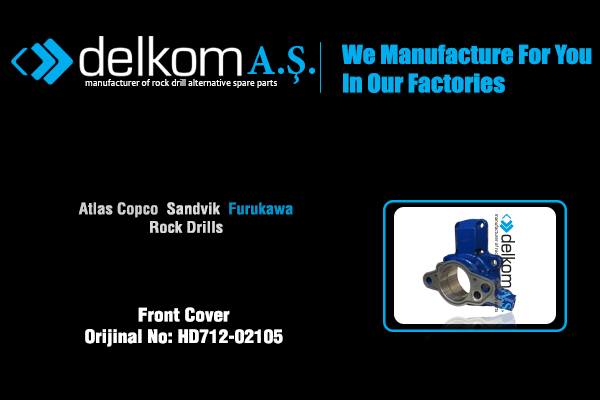 Rotasyon Dişli Ön Gövdesi Rock Drill Spare Parts