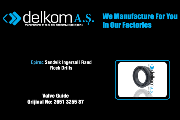 Piston Valf Yatağı Rock Drill Spare Parts