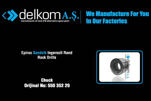 Şank Yatağı Arka Rock Drill Spare Parts