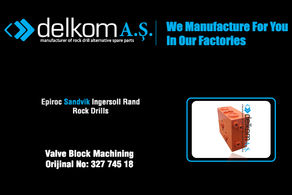Baskı Motor Kilidi Bloğu Rock Drill Spare Parts