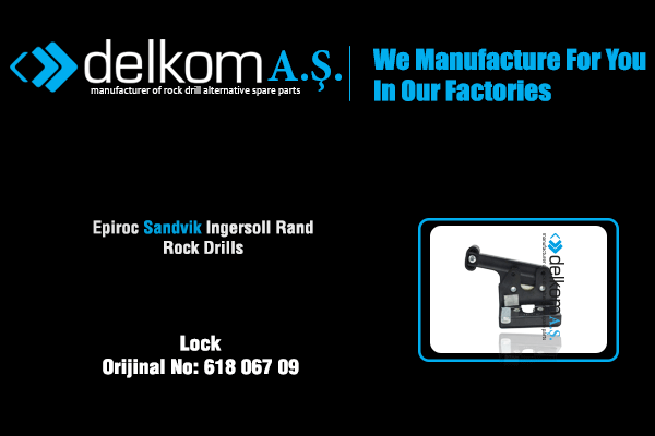 Kabin İç Kapı Kilidi Rock Drill Spare Parts