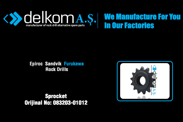 Baskı Redüktörü Zincir Dişlisi Rock Drill Spare Parts