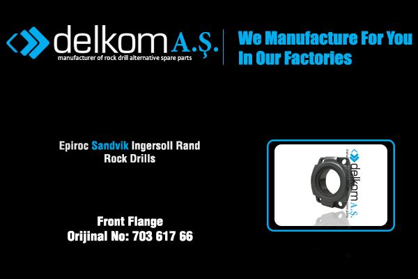Rotasyon Kapağı Ön Rock Drill Spare Parts