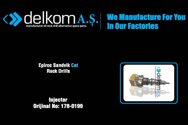 Enjektör Rock Drill Spare Parts