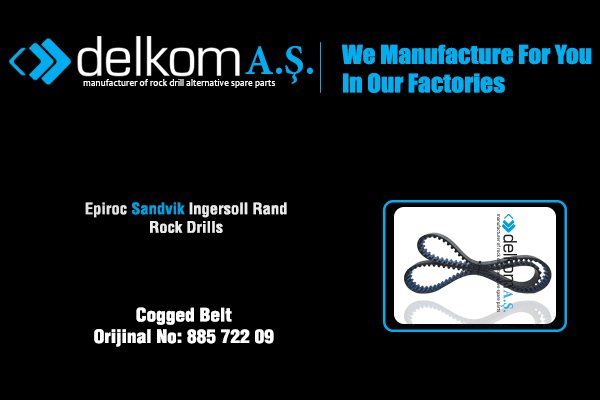 Kompresör Kayışı Rock Drill Spare Parts