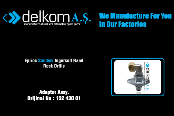 Hava Giriş Adaptörü Komple Rock Drill Spare Parts