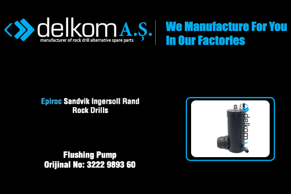 Su Fıskiyesi Motoru Rock Drill Spare Parts