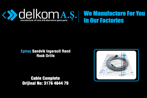 Data Kablosu Rock Drill Spare Parts