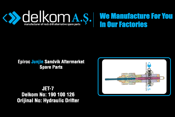 JET-7 Rock Drill Spare Parts
