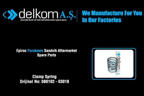 Manşon Tutucu Çene Yayı İç Rock Drill Spare Parts