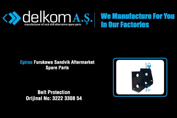 Muhafaza Kapağı Alt Rock Drill Spare Parts
