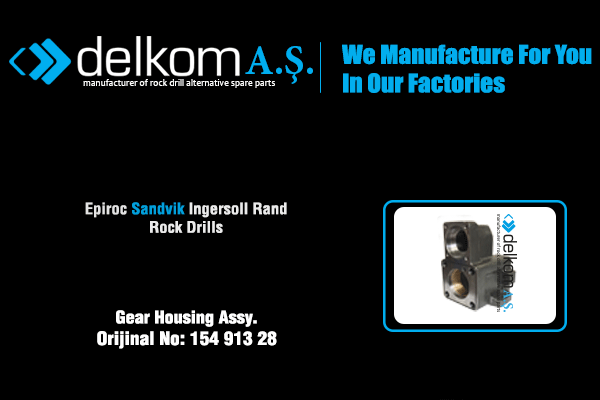 Gear Housing Assy. Rock Drill Spare Parts