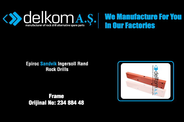 Frame Rock Drill Spare Parts