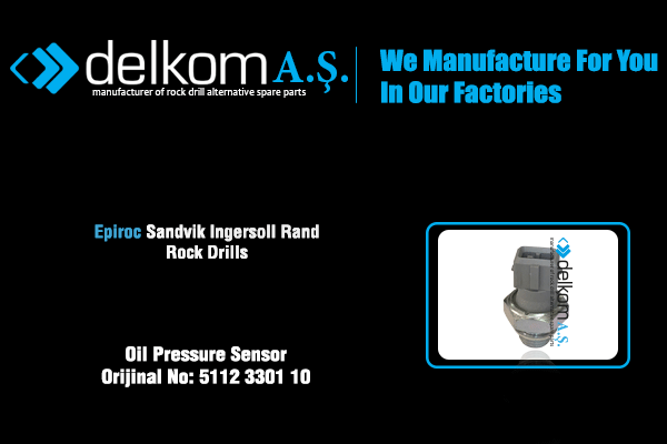 Oil Pressure Sensor Rock Drill Spare Parts