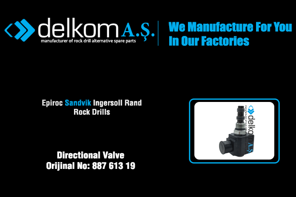 Directional Valve Rock Drill Spare Parts