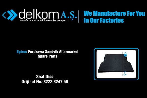 Seal Disc Rock Drill Spare Parts