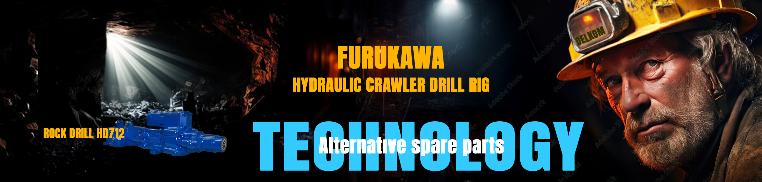 Furukawa Drill Rig and Rock Drill Spare Parts